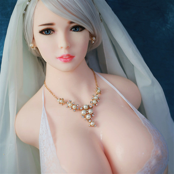半身奶神南希带头精妆铂金TPE巨乳高档大型半身实体娃娃
