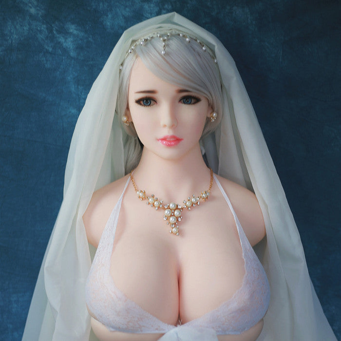 半身奶神南希带头精妆铂金TPE巨乳高档大型半身实体娃娃