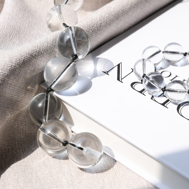 谜姬后庭专用男女共用加固绳结水晶之恋后庭拉珠肛塞(大/中/小)