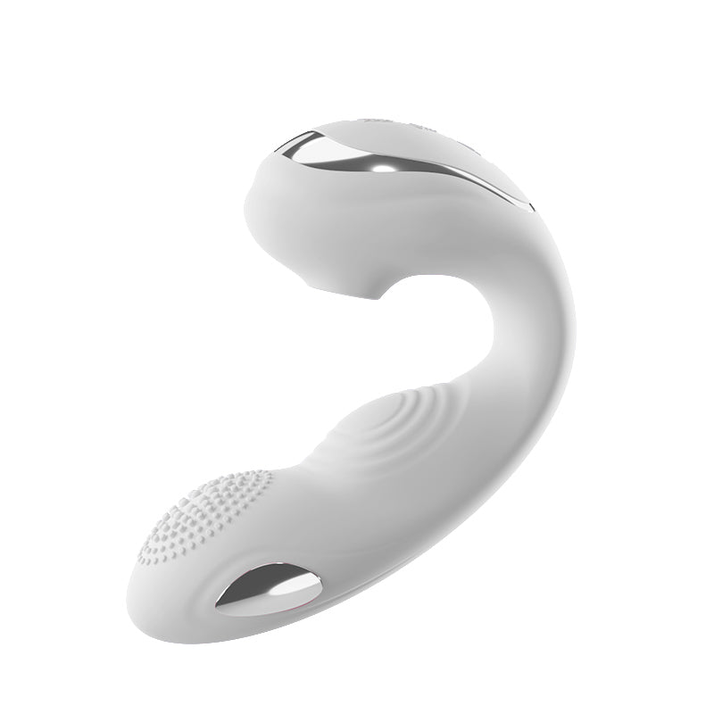 APP远程操控GALAKU芙蕾雅吮吸拍打Pro Max电击款白色震动棒