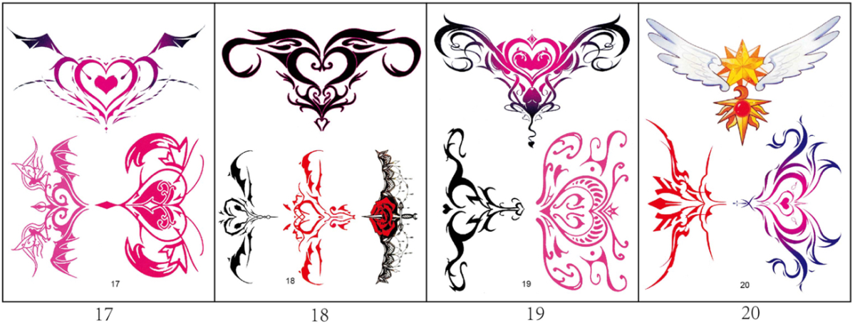 SM污字调情纹身贴纸(多款可选)