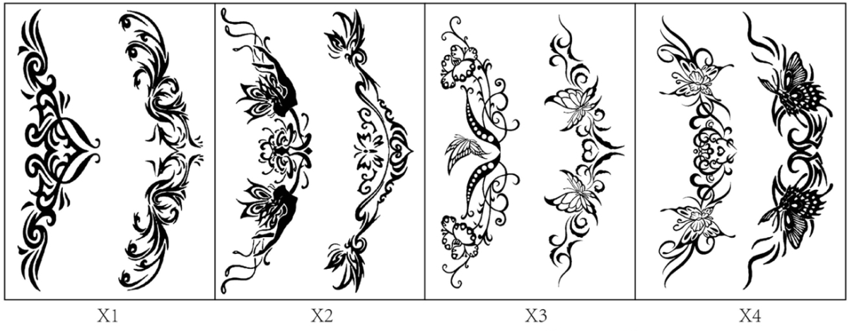 SM污字调情纹身贴纸(多款可选)