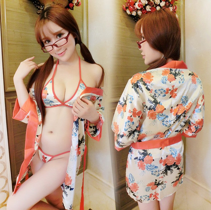魅惑和风日式开襟断面和服C1315