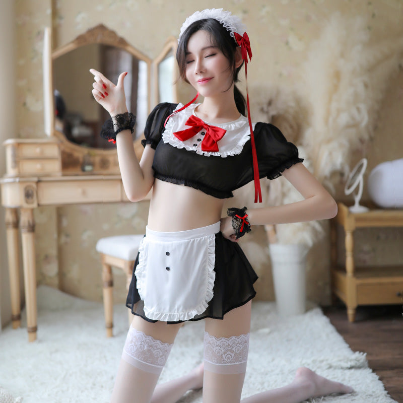 甜心小萝莉宫廷风女仆套装F7997
