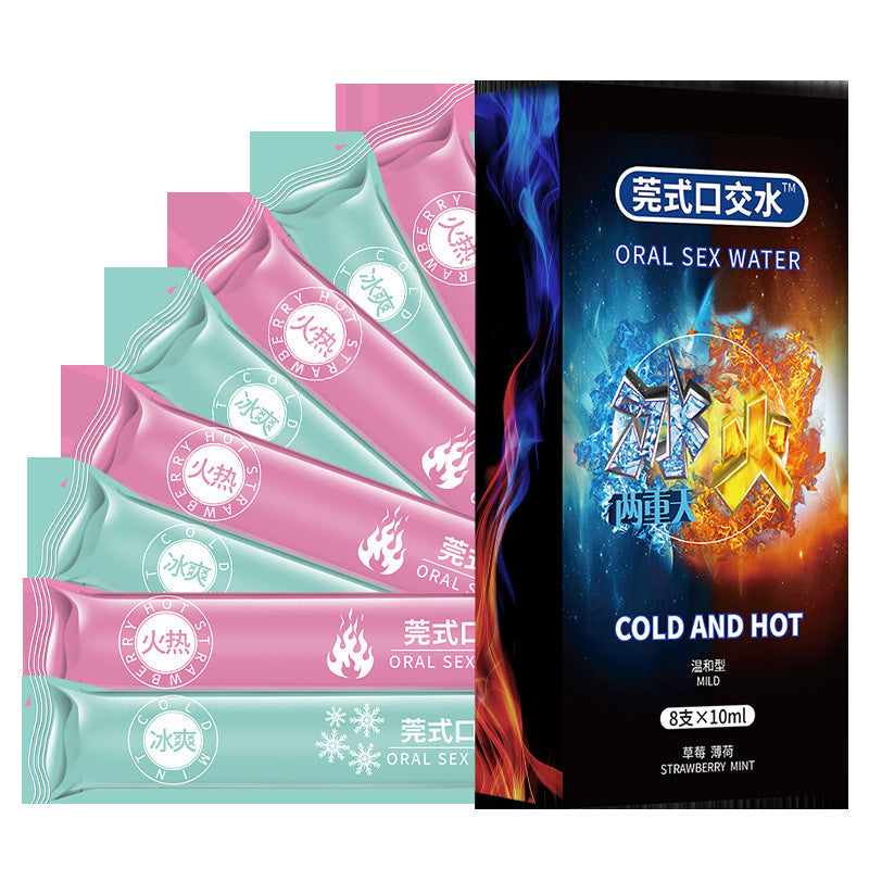 [25.11.23新品] JIAOYUE情侣专用前戏调情冰火口交水8支装(多种口味)