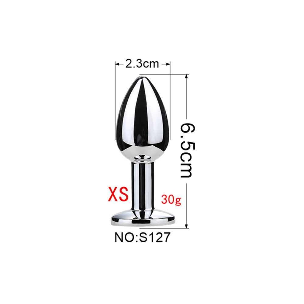 [26.07.11新品] SM调教新手开肛必备特小号可拆卸金属肛塞 S127
