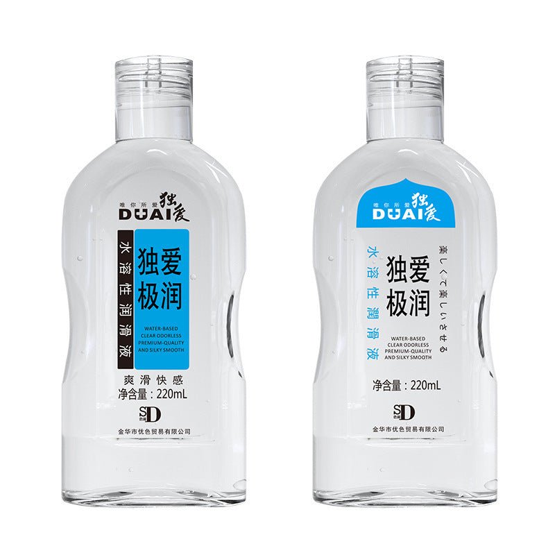 [23.09.23新品]独爱极润水溶性润滑液送尖嘴盖 220ml大瓶装（快感/热感/冰感三种）  K