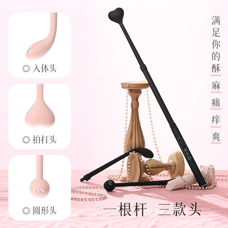[26.04.06新品] 寻欢Find Her电击拍打震动亲肤硅胶撩拍震三件套调教棒