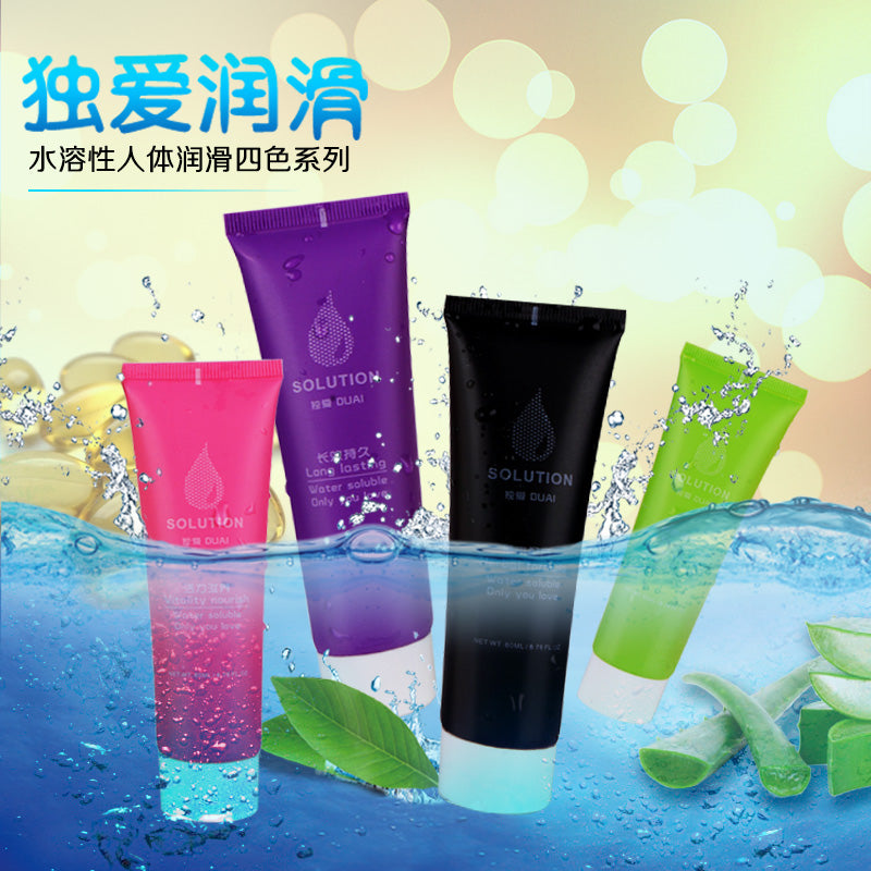 [25.07.23新品] DUAI水溶性四色系列玩具专用人体润滑液 60ml  S