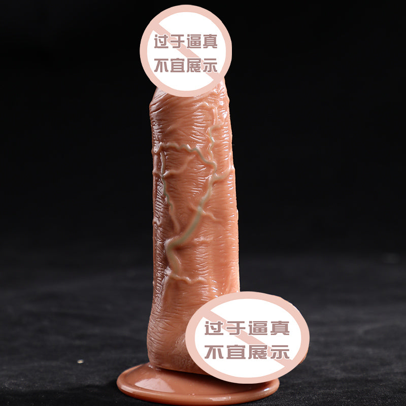 [25.04.20新品] 卡尔大帝逼真肉感自由弯曲柔软舒适手动仿真假阳具（大中小号） W