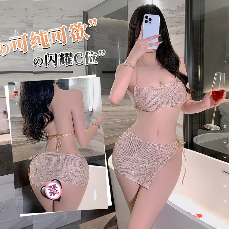[25.10.22新品]诱惑夜店御姐包臀裙火辣睡衣性感制服情趣套装Y8417
