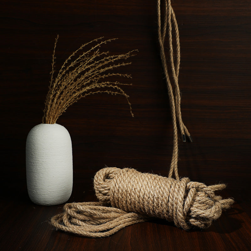 [25.06.26新品] SM捆绑专用金属绳头扣10米长经典纯麻绳 S