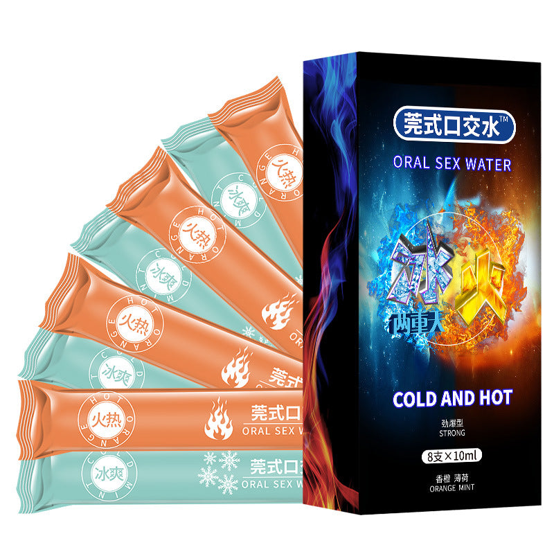 [25.11.23新品] JIAOYUE情侣专用前戏调情冰火口交水8支装(多种口味)